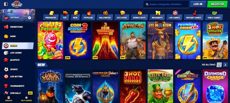 BigClash - one of the most trusted online gambling sites in Canada