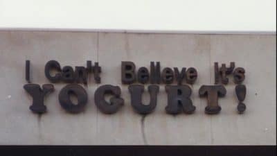 ICBIY sign Austin yogurt shop murders