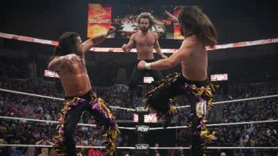 aew young bucks jurassic express