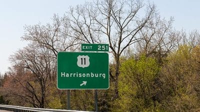 interstate 81 route 11 exit 251 harrisonburg
