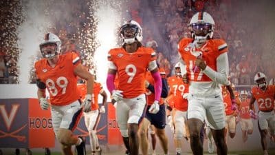 uva football fireworks
