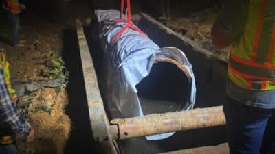 central water line project