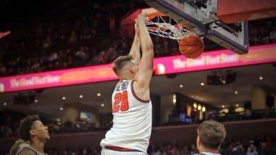 uva basketball thijs de ridder dunk