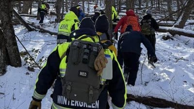 Wintergreen Fire & Rescue hiker rescue in Augusta County