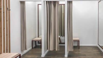 dressing room changing room department store