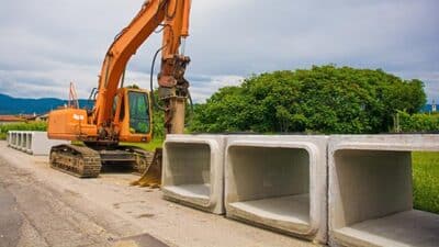 concrete block culvert