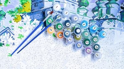 paint by numbers painting artwork