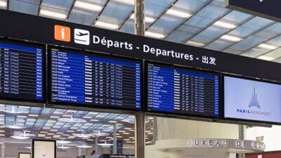 Paris Charles de Gaulle Airport transfer departure