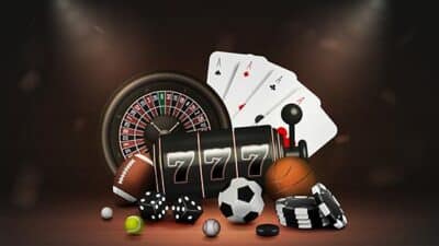 Sports symbols on slot reels
