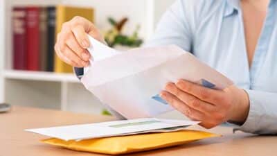 accounting cash flow business postage mailer