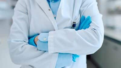 laboratory scientist testing