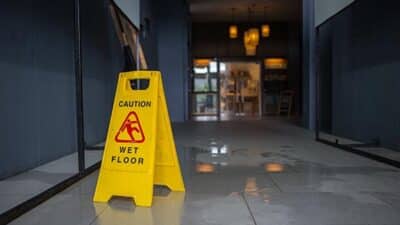 premises business home liability wet floor sign
