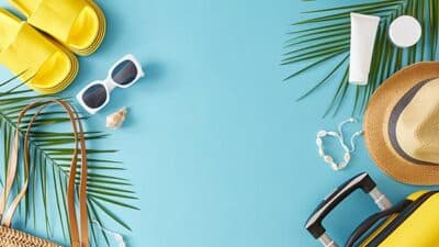 summer travel traveler vacation holiday suitcase trip