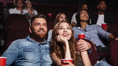 theater movies movie screen couple