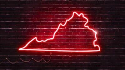 virginia neon light gambling