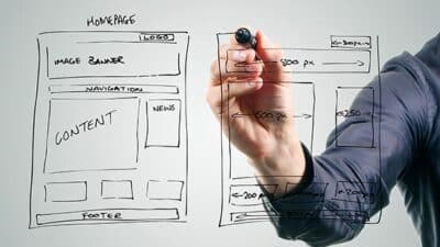 web design firm layout