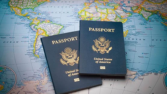 ancestry citizen citizenship passport United States world map
