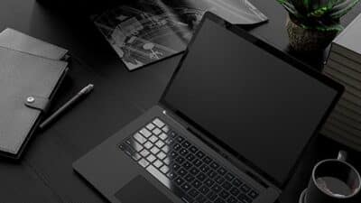laptop coffee crypto exchange business