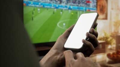 football fan soccer phone stats data