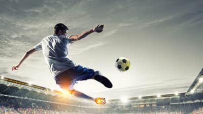 soccer player professional stadium soccer shots shot
