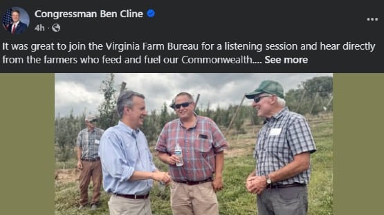 ben cline photo op
