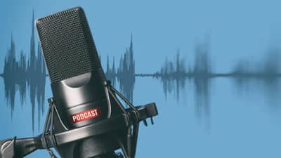 finance stock market podcast microphone