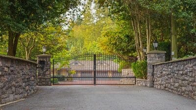 home automatic gate driveway