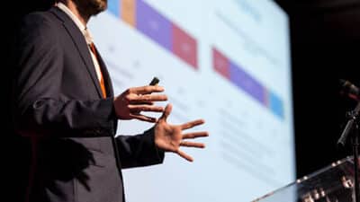 venue corporate event presentation planning
