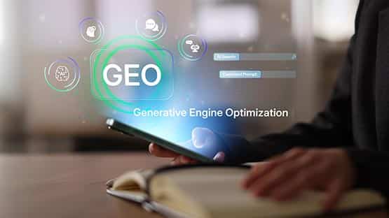 GEO Generative engine optimization AI SEO finance