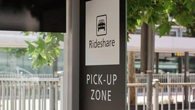 rideshare uber pick up zone